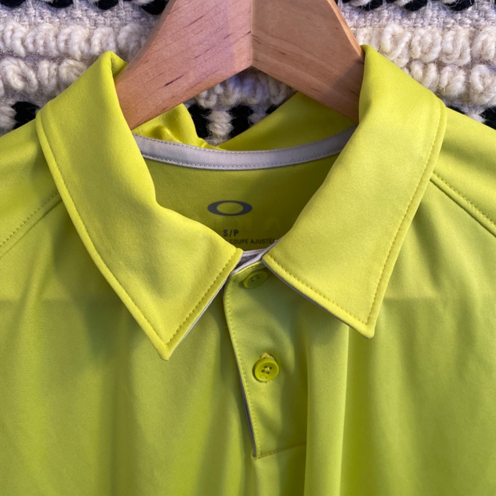 Oakley men’s golf shirt collared tennis athletic size small collared shirt - Picture 3 of 9